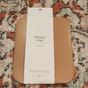 Threshold Faux Leather Tan Mouse Pad 7 X 9